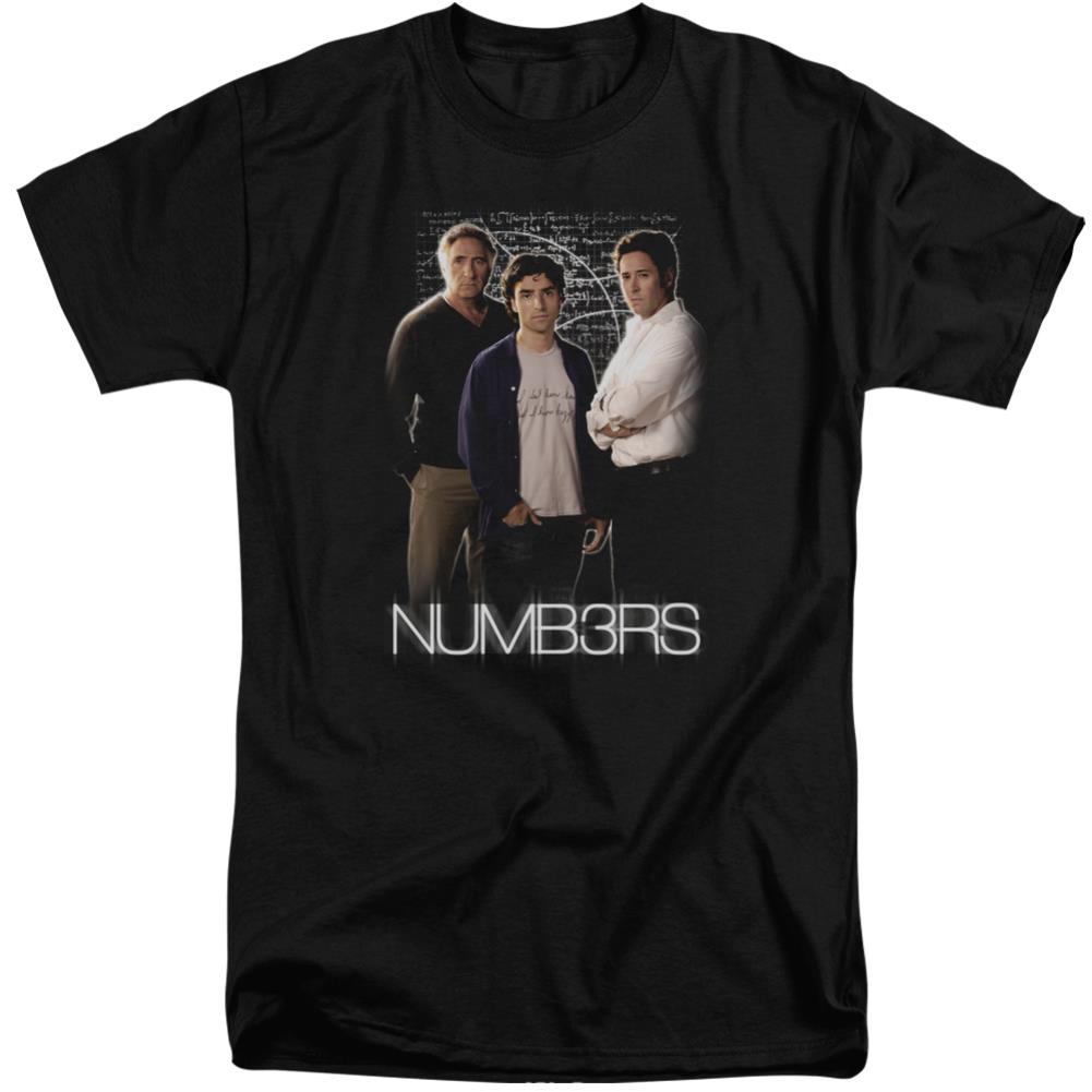 Numb3Rs Equations Men's 18/1 Tall Cotton Short-Sleeve T-Shirt