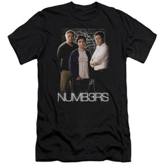 Numb3Rs Equations Men's Ultra-Soft 30/1 Cotton Slim Short-Sleeve T-Shirt