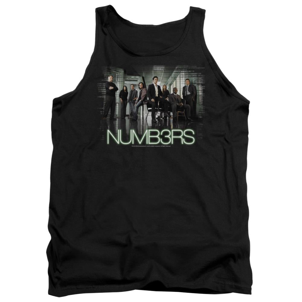 Numb3Rs Numbers Cast Men's 18/1 Cotton Tank Top