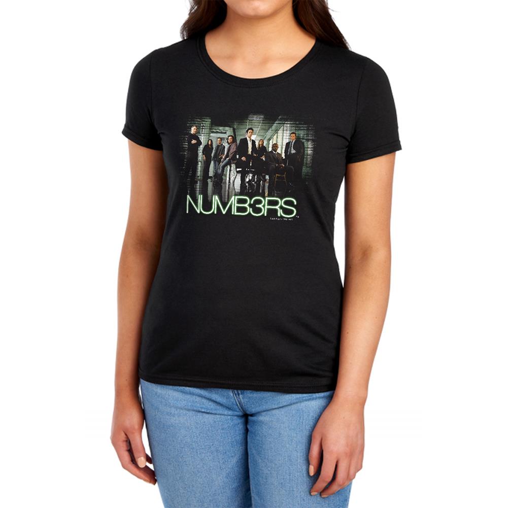 Numb3Rs Numbers Cast Women's 18/1 Cotton Short-Sleeve T-Shirt