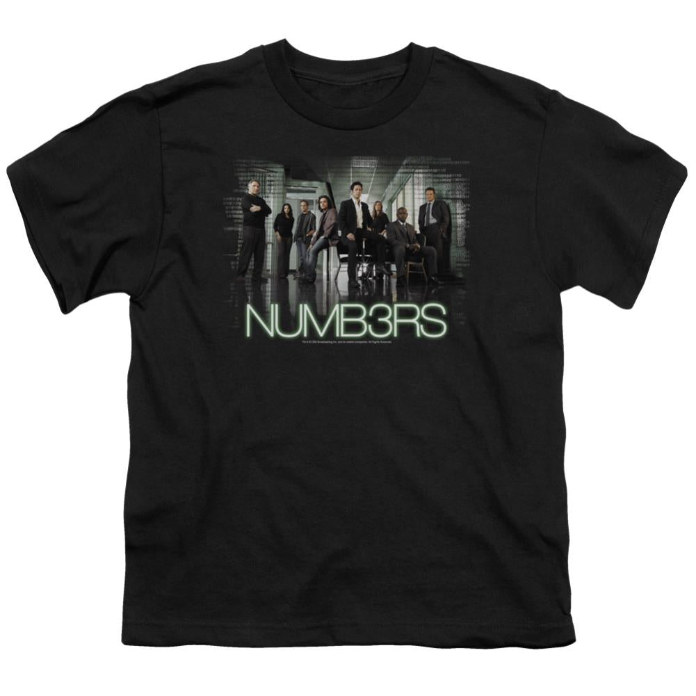 Numb3Rs Numbers Cast Youth 18/1 100% Cotton Short-Sleeve T-Shirt