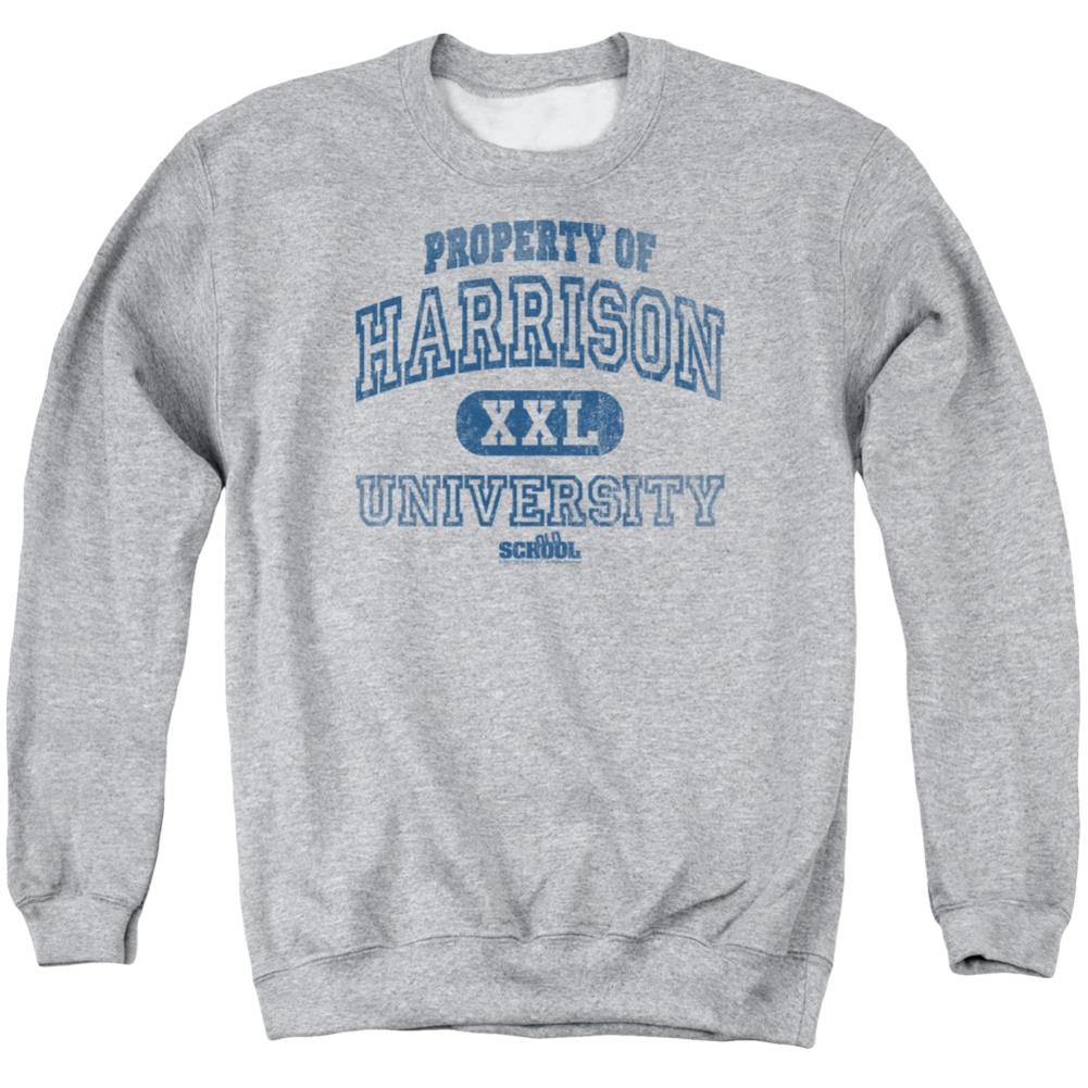 Old School Property Of Harrison Men's Crewneck 50 50 Poly Long-Sleeve T-Shirt