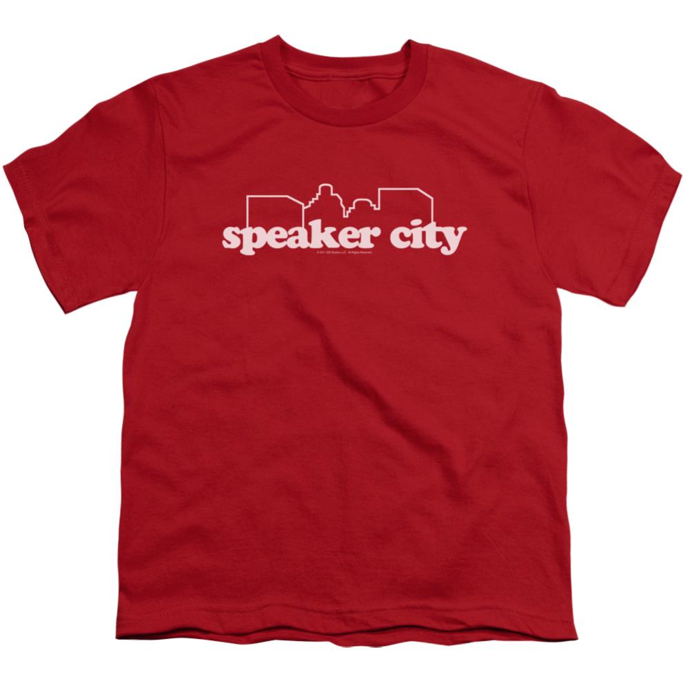 Old School Speaker City Logo Youth 18/1 100% Cotton Short-Sleeve T-Shirt