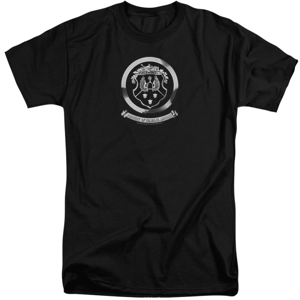 Oldsmobile 1930s Crest Emblem Men's 18/1 Tall Cotton Short-Sleeve T-Shirt