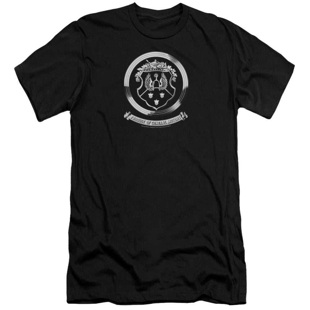 Oldsmobile 1930s Crest Emblem Men's Ultra-Soft 30/1 Cotton Slim Short-Sleeve T-Shirt