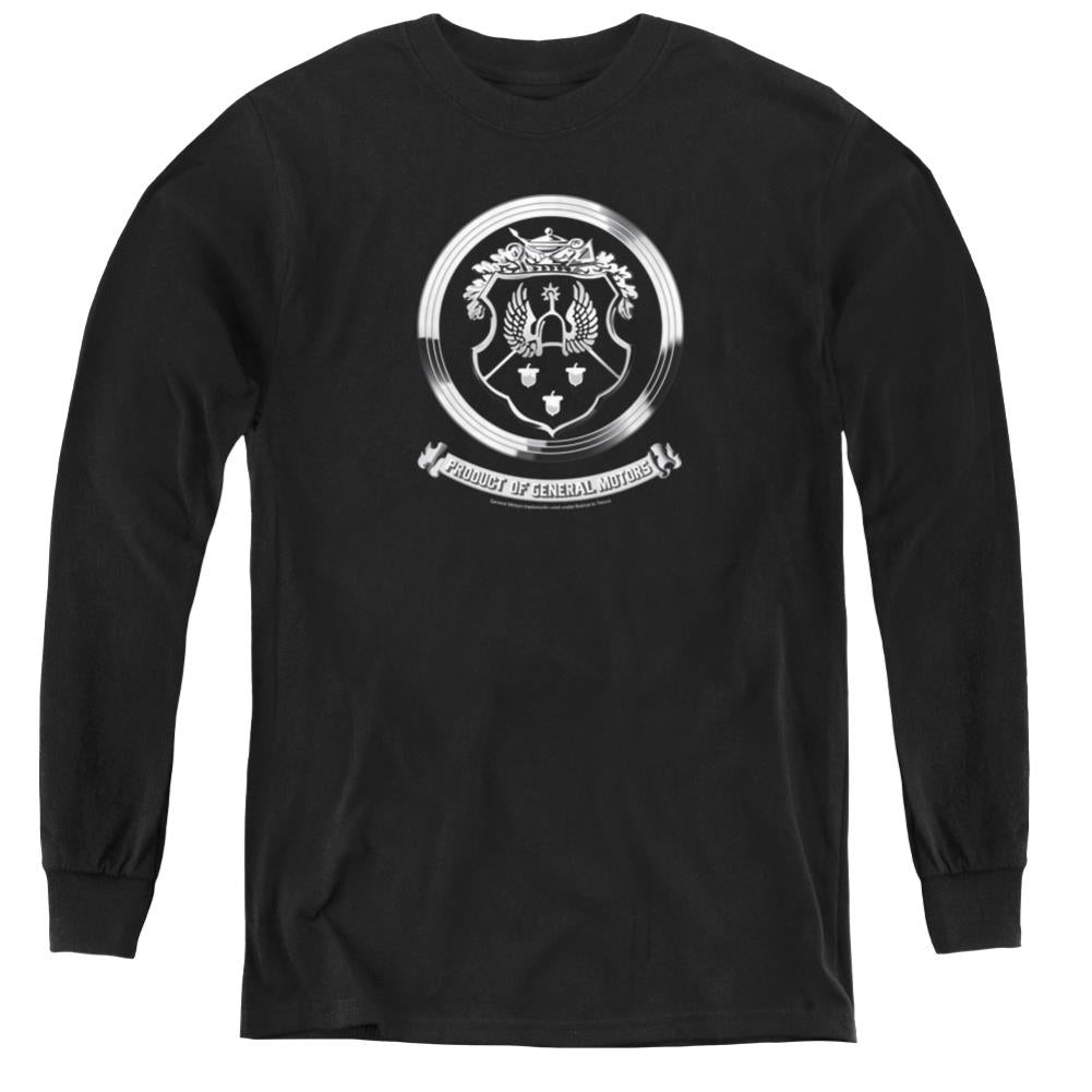 Oldsmobile 1930s Crest Emblem Youth Long-Sleeve T-Shirt