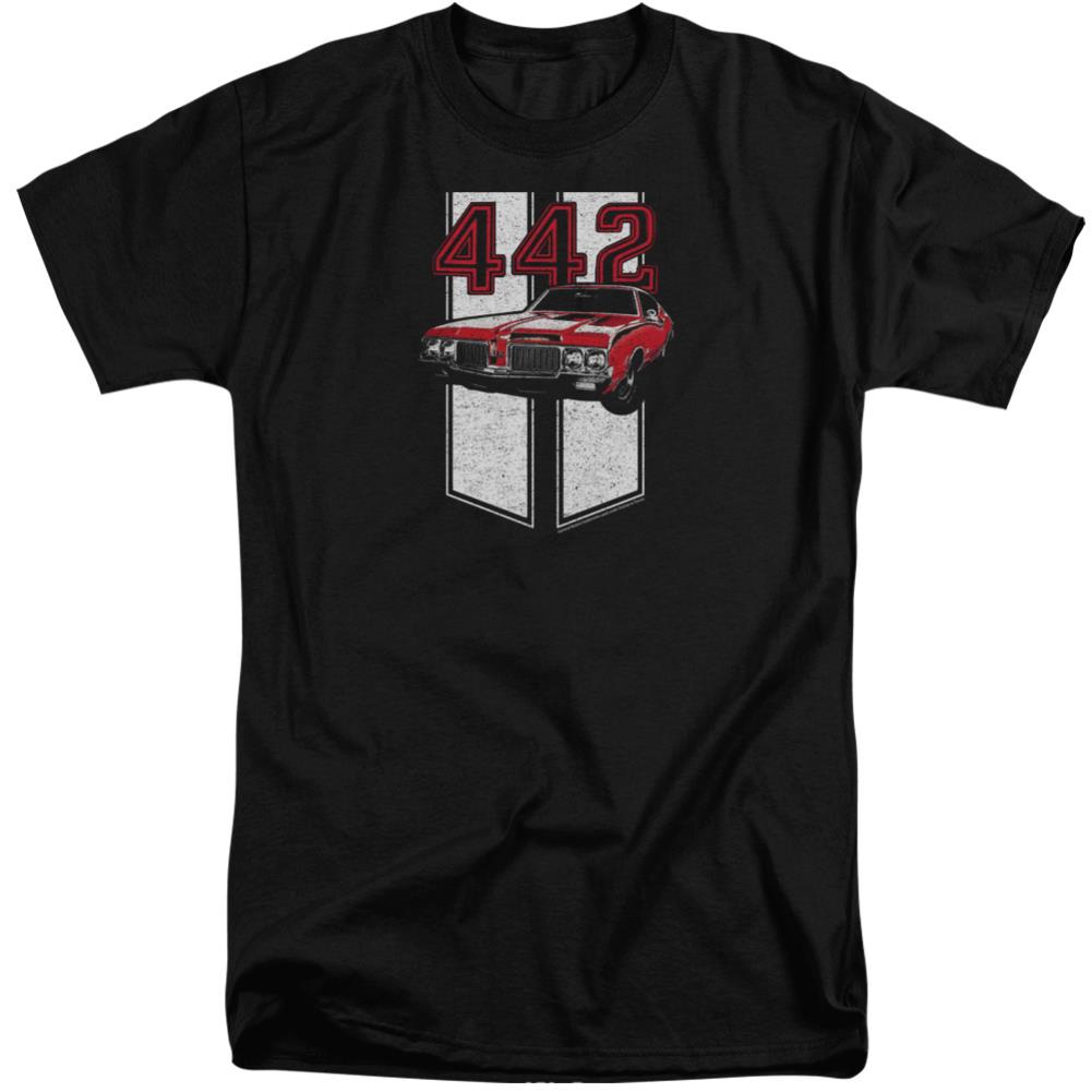 Oldsmobile 442 Men's 18/1 Tall Cotton Short-Sleeve T-Shirt