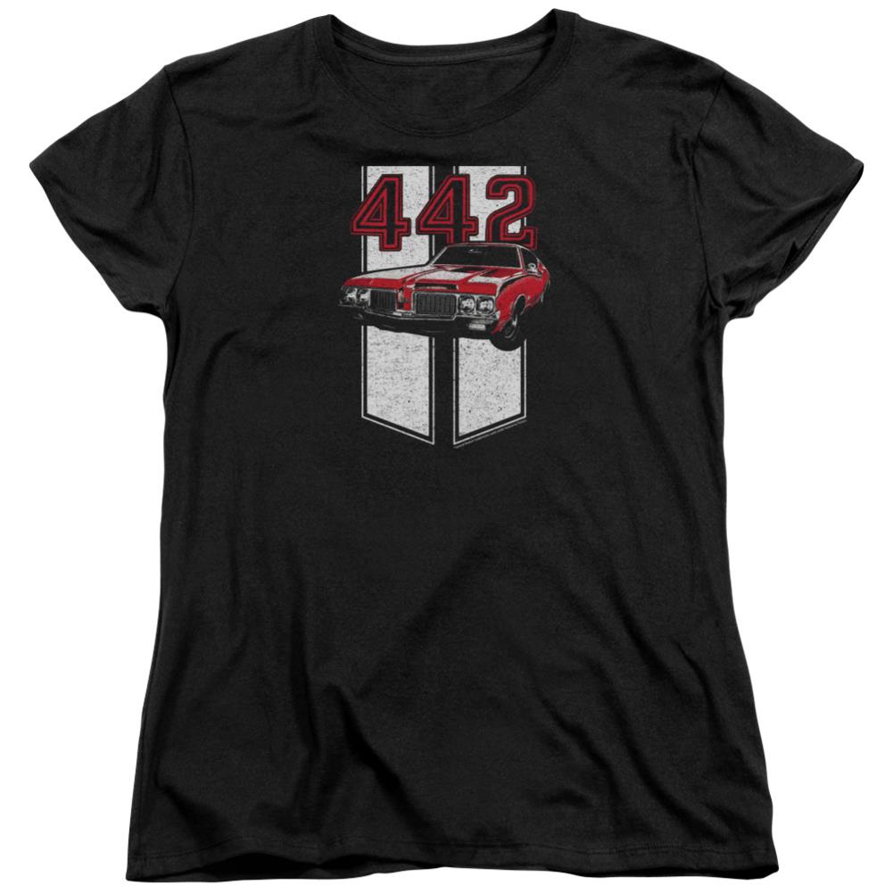Oldsmobile 442 Women's 18/1 Cotton Short-Sleeve T-Shirt