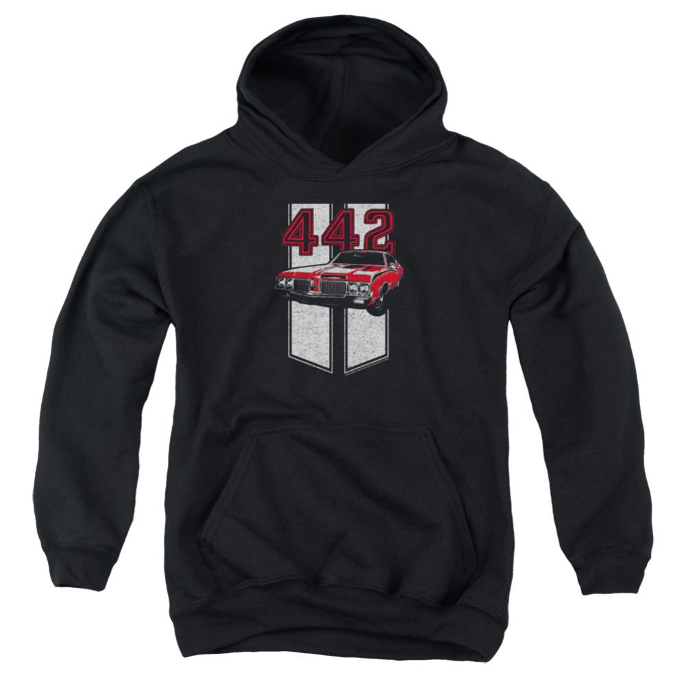 Oldsmobile 442 Youth Cotton Poly Pull-Over Hoodie
