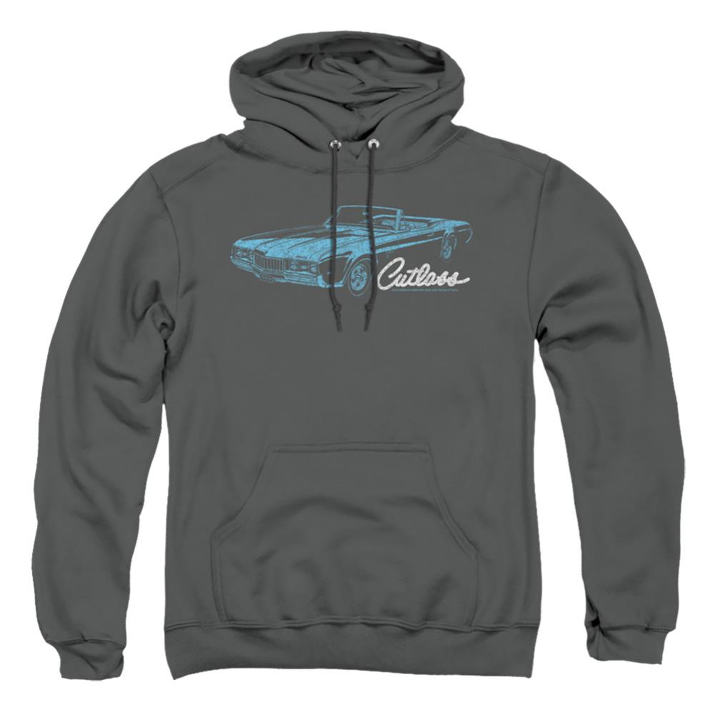 Oldsmobile 68 Cutlass Men's Pull-Over 75 25 Poly Hoodie