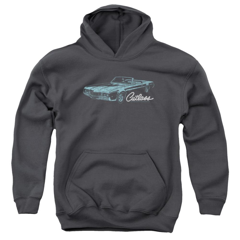 Oldsmobile 68 Cutlass Youth Cotton Poly Pull-Over Hoodie