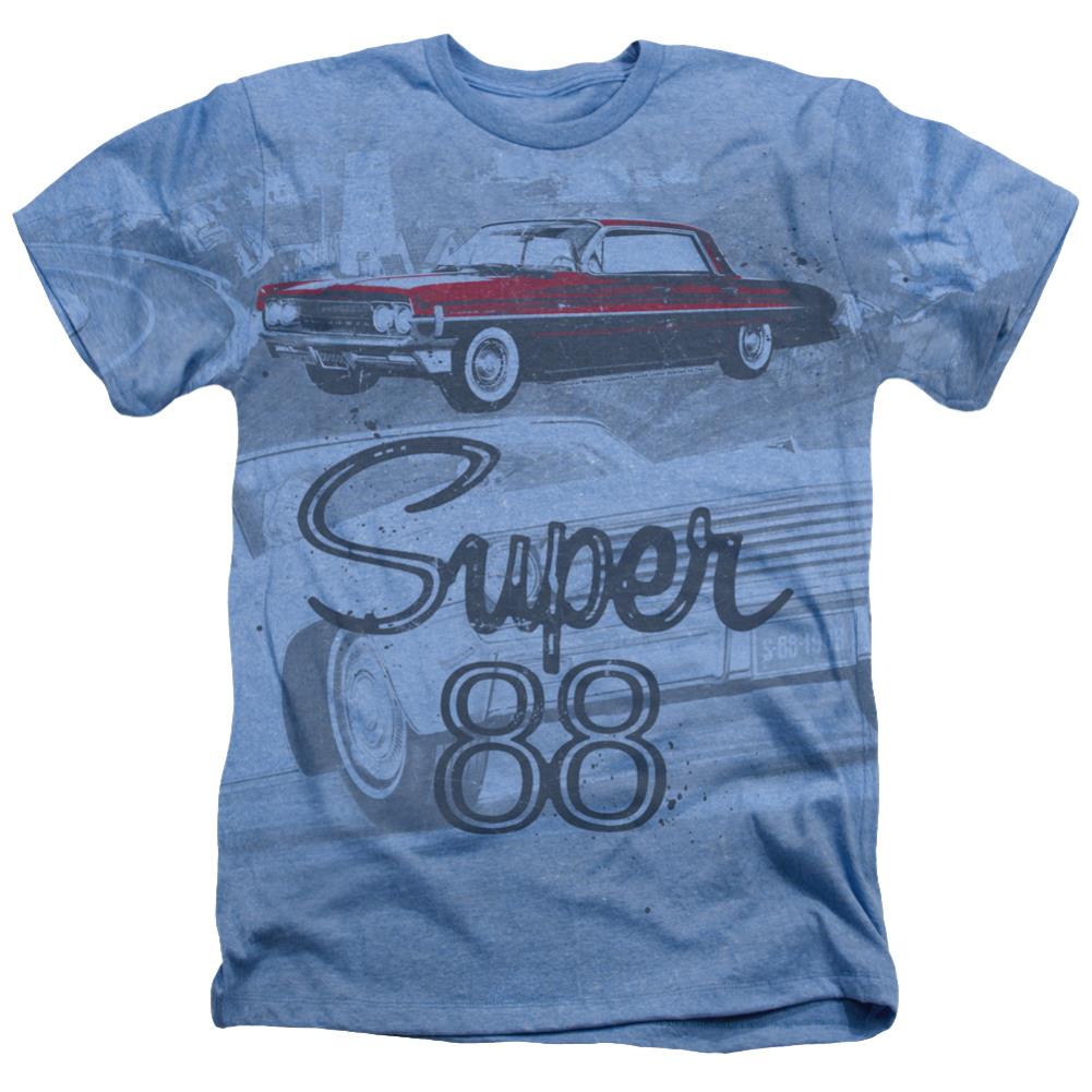 Oldsmobile Super 88 Men's 30/1 Cotton Poly SS Heather T