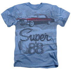 Oldsmobile Super 88 Men's 30/1 Cotton Poly SS Heather T