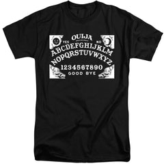 Ouija Board On Black Men's 18/1 Tall Cotton Short-Sleeve T-Shirt
