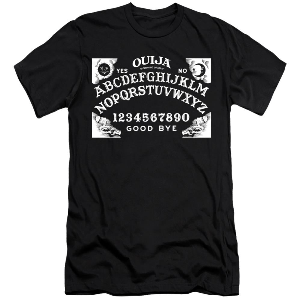 Ouija Board On Black Men's Ultra-Soft 30/1 Cotton Slim Short-Sleeve T-Shirt