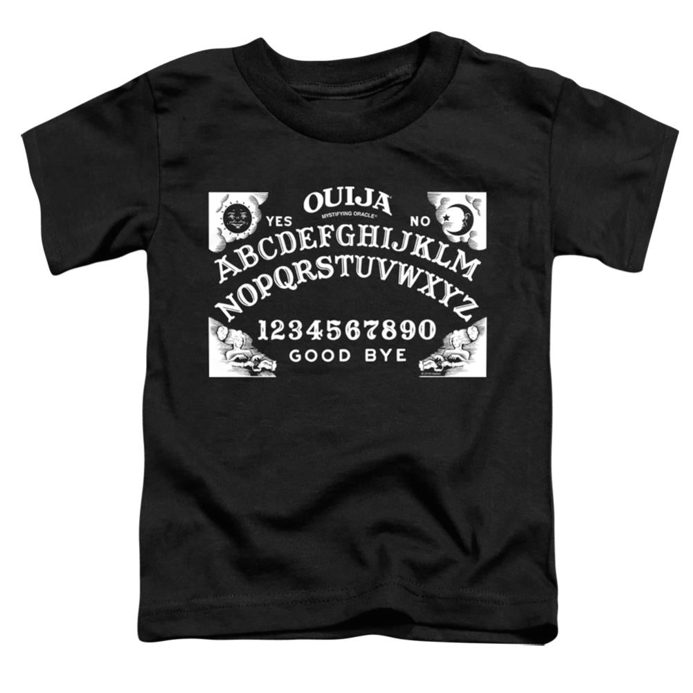 Ouija Board On Black Toddler 18/1 Cotton Short-Sleeve T-Shirt