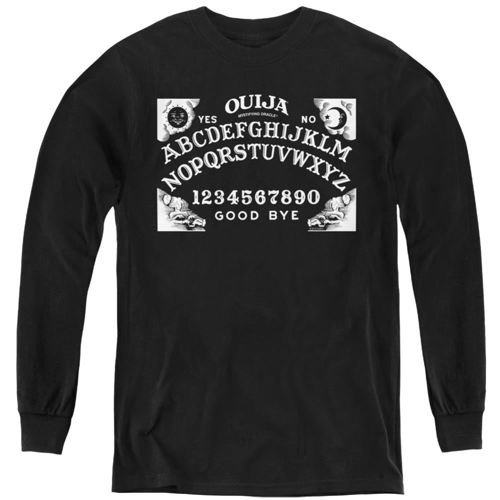 Ouija Board On Black Youth Long-Sleeve T-Shirt