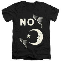 Ouija No Men's 30/1 Cotton Slim V-Neck T-Shirt