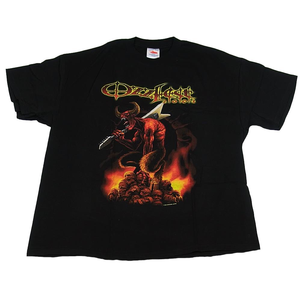 Ozzy Osbourne Men's Ozzfest 2003 Devil Guitar Black T-Shirt