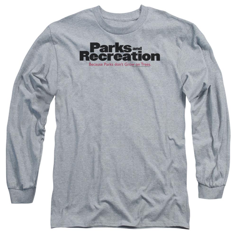 Parks And Recreation Logo Men's 18/1 Cotton Long-Sleeve T-Shirt