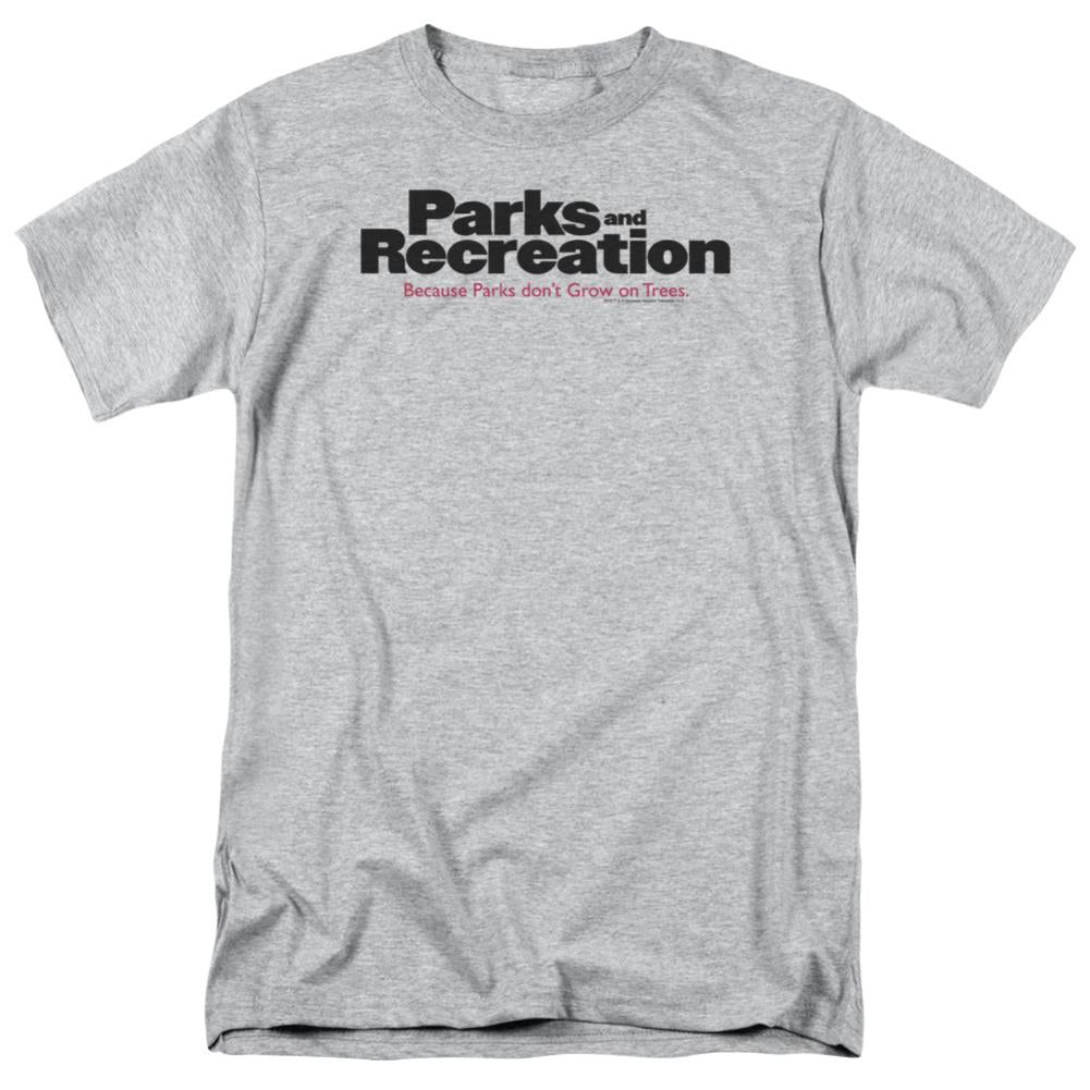 Parks And Recreation Logo Men's 18/1 Cotton Short-Sleeve T-Shirt