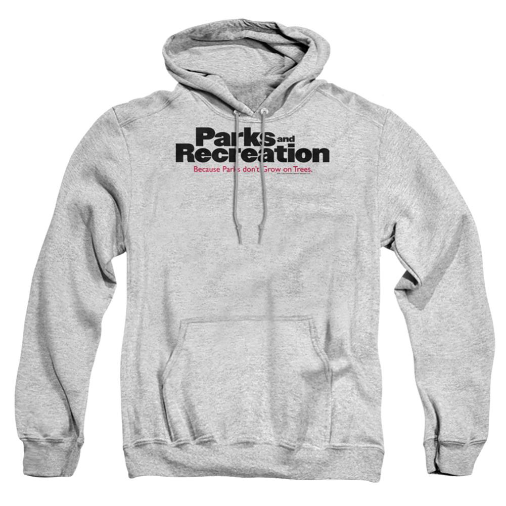 Parks And Recreation Logo Men's Pull-Over 75 25 Poly Hoodie