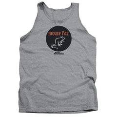 Parks And Recreation Mouse Rat Circle Men's 18/1 Cotton Tank Top