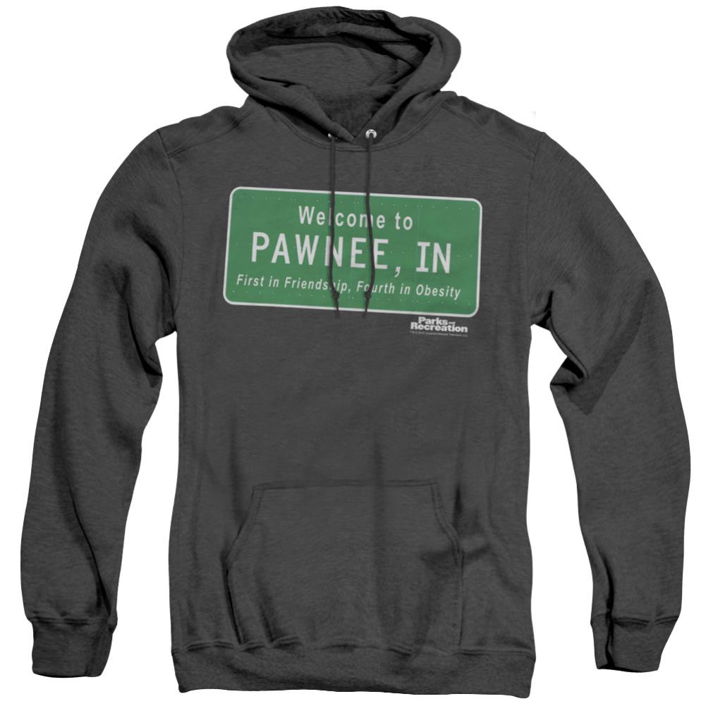 Parks And Recreation Pawnee Sign Men's Pull-Over Hoodie