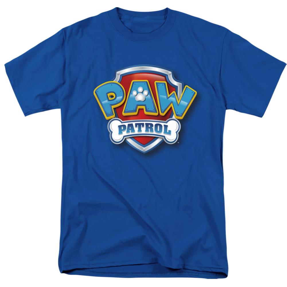 Paw Patrol 3D Logo Men's 18/1 Cotton Short-Sleeve T-Shirt