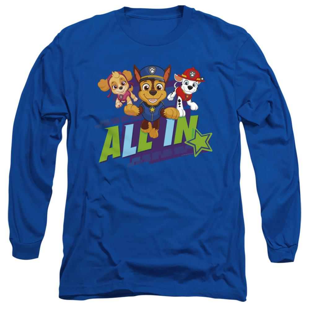 Paw Patrol All In Men's 18/1 Cotton Long-Sleeve T-Shirt