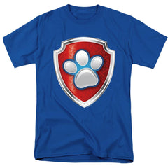 Paw Patrol Badge Men's 18/1 Cotton Short-Sleeve T-Shirt