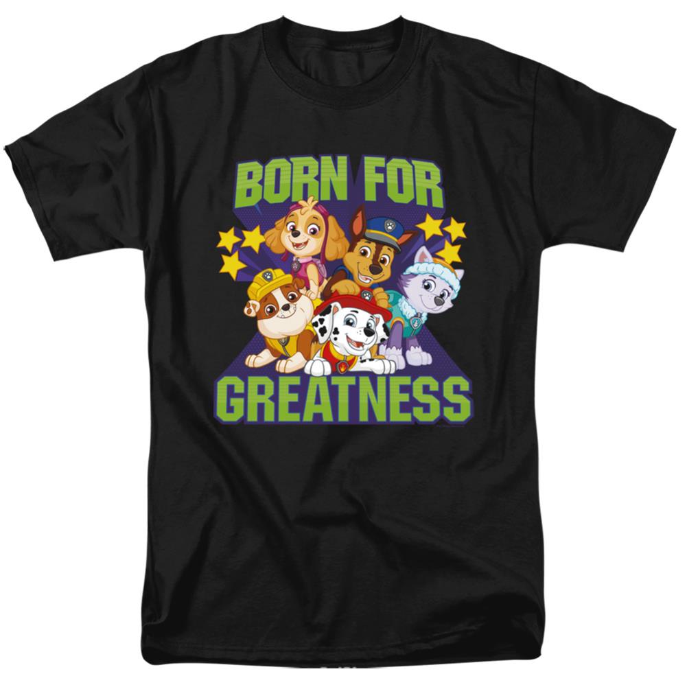 Paw Patrol Born For Greatness Men's 18/1 Cotton Short-Sleeve T-Shirt