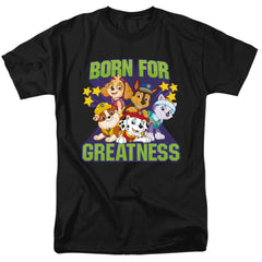 Paw Patrol Born For Greatness Men's 18/1 Cotton Short-Sleeve T-Shirt