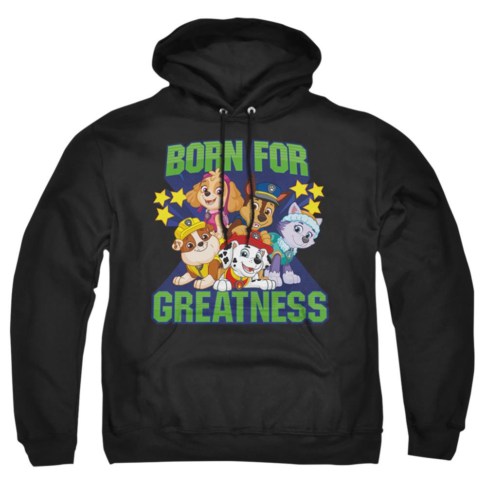 Paw Patrol Born For Greatness Men's Pull-Over 75 25 Poly Hoodie