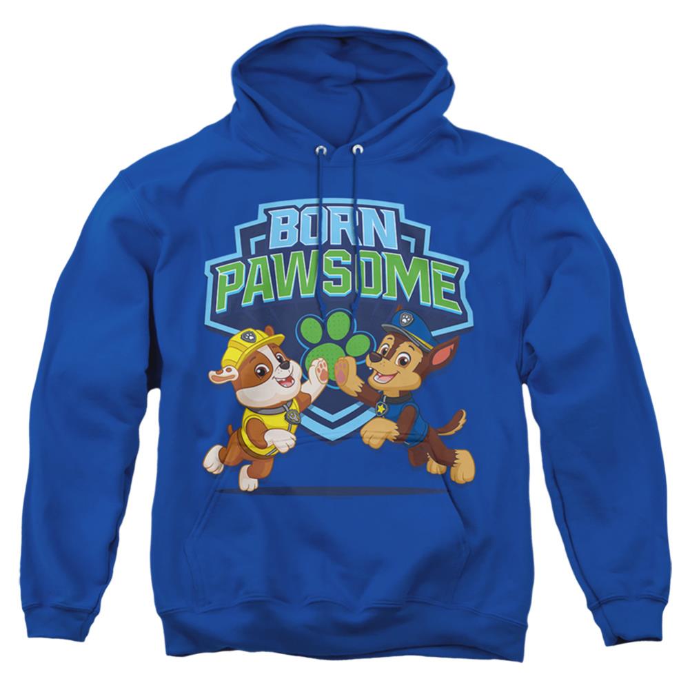 Paw Patrol Born Pawsome Men's Pull-Over 75 25 Poly Hoodie