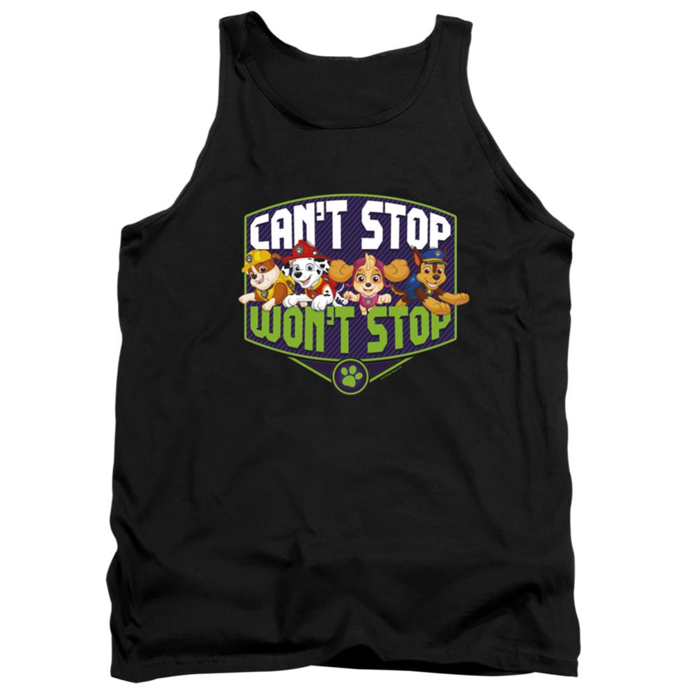 Paw Patrol Can't Stop Won't Stop Men's 18/1 Cotton Tank Top