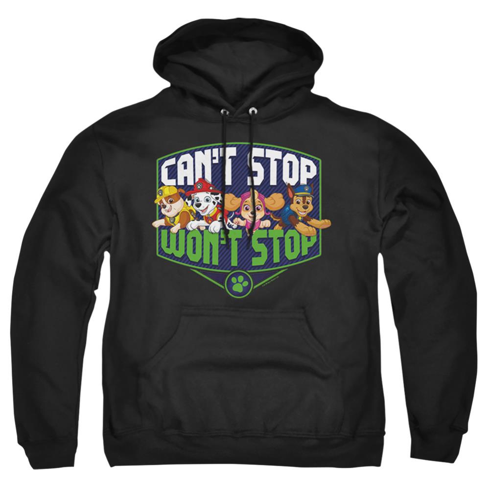 Paw Patrol Can't Stop Won't Stop Men's Pull-Over 75 25 Poly Hoodie