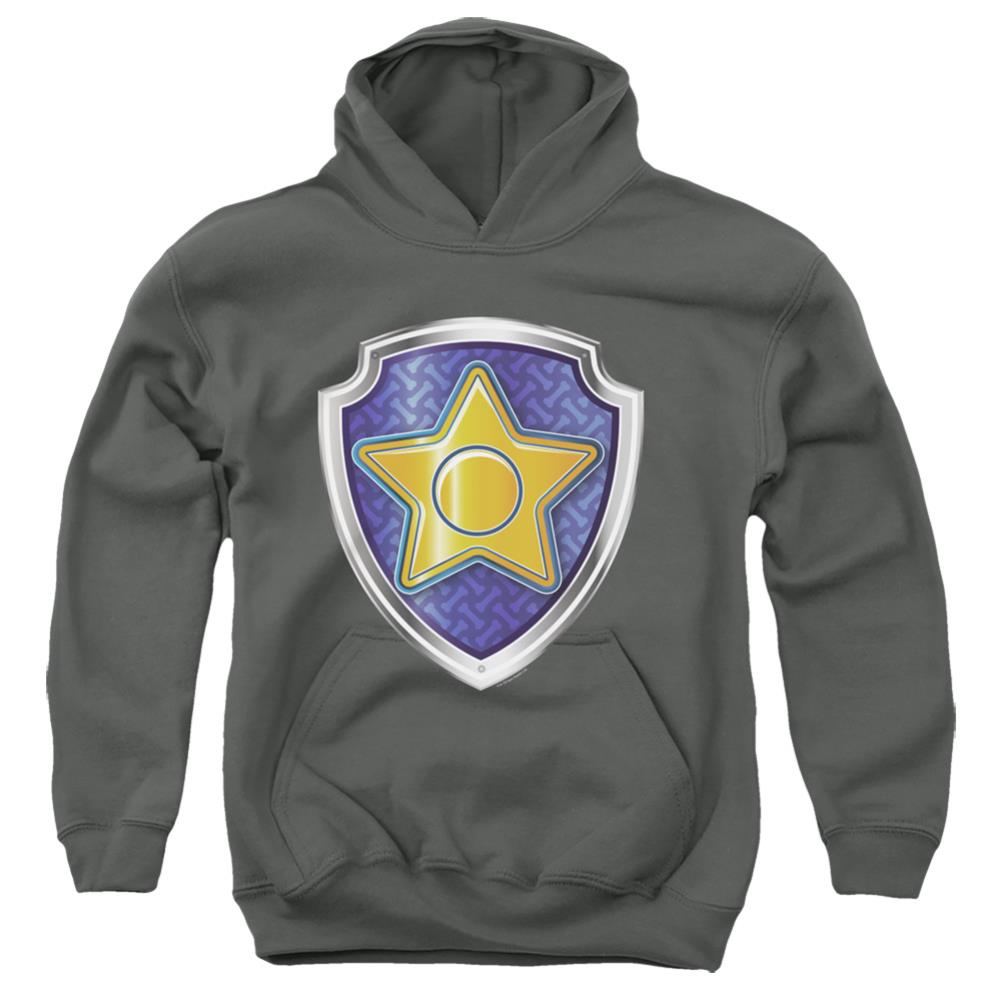Paw Patrol Chase Badge Youth Cotton Poly Pull-Over Hoodie