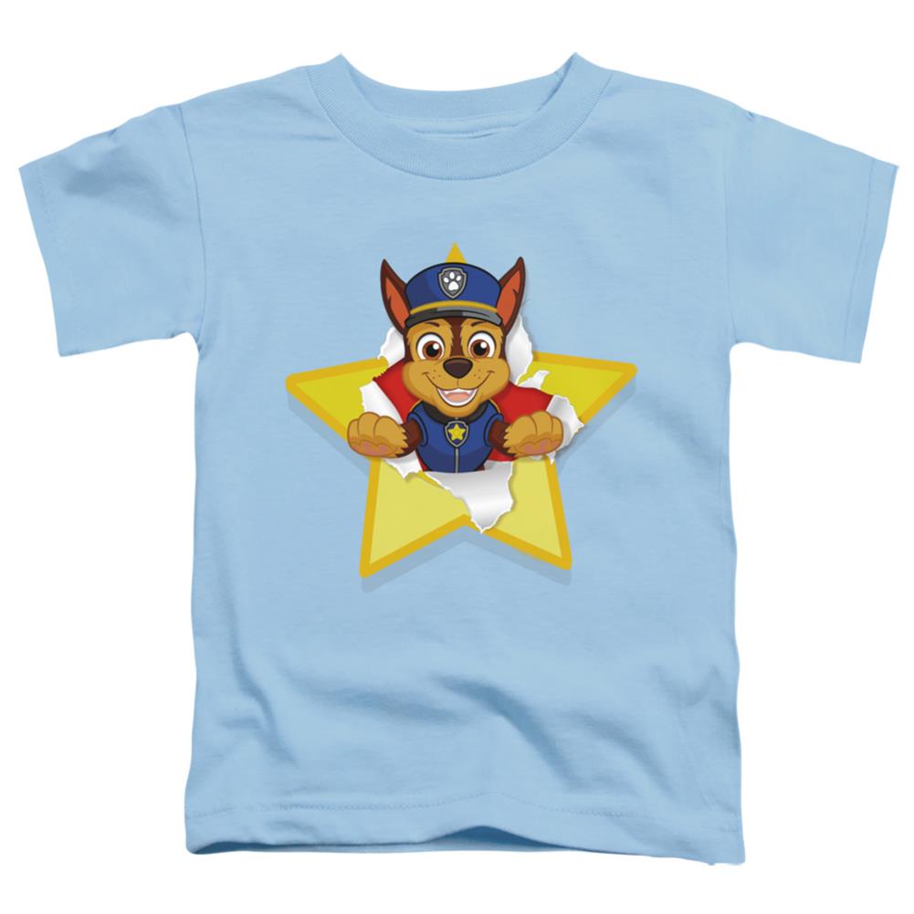 Paw Patrol Chase Torn Star Toddler 18/1 Cotton Short-Sleeve T-Shirt