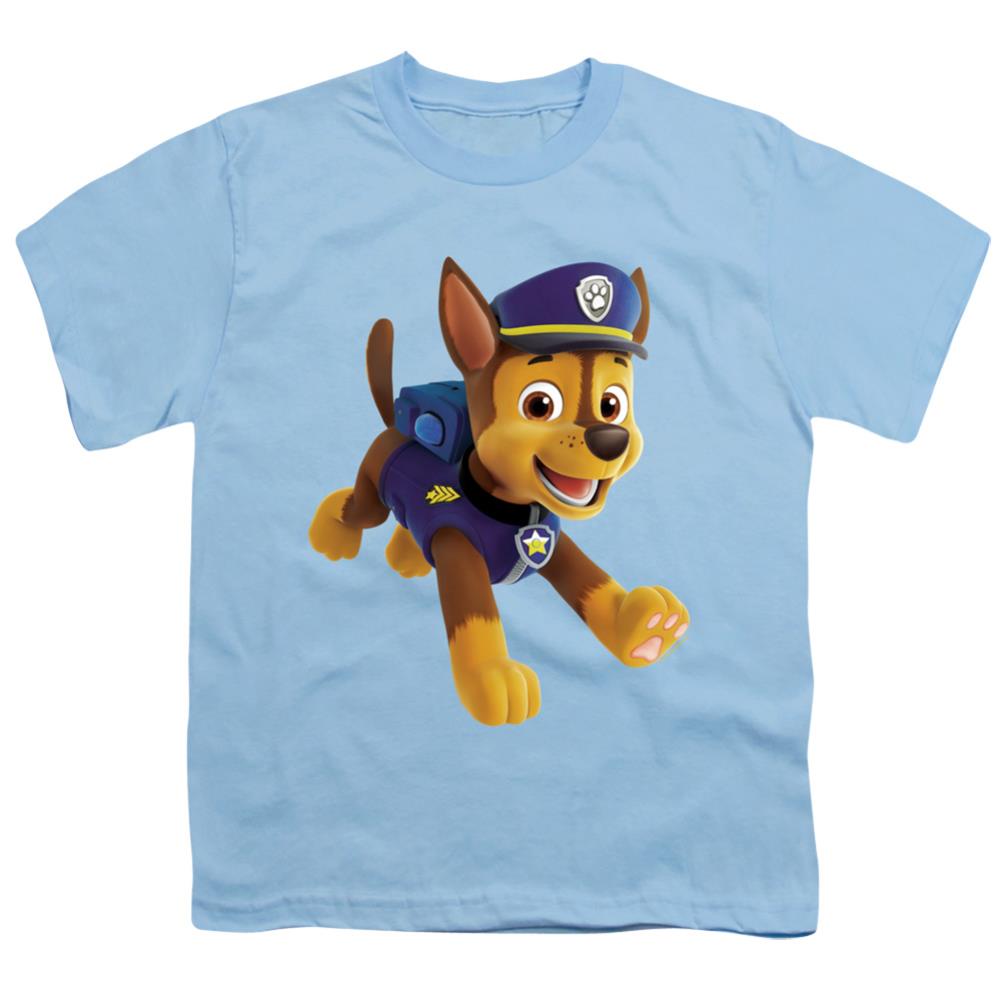 Paw Patrol Chase Youth 18/1 100% Cotton Short-Sleeve T-Shirt