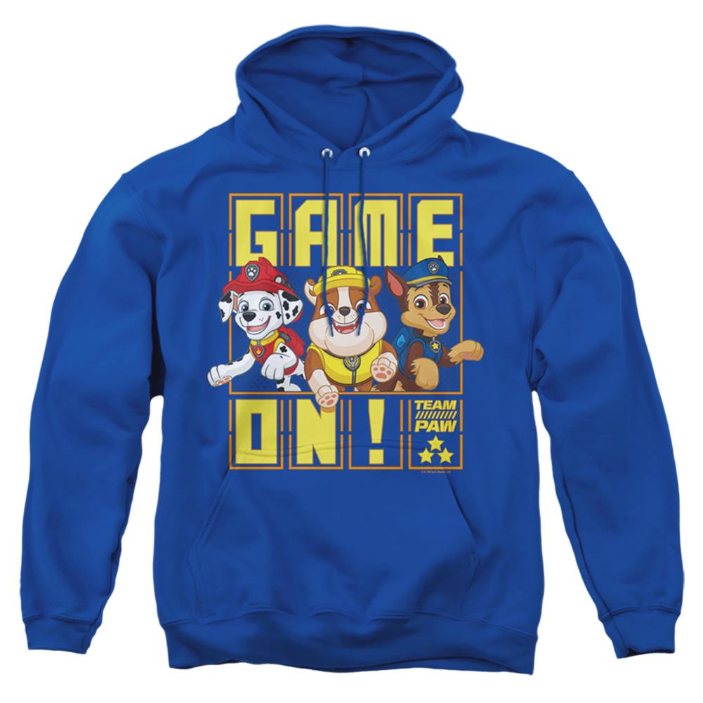 Paw Patrol Game On  Team Paw Men's Pull-Over 75 25 Poly Hoodie