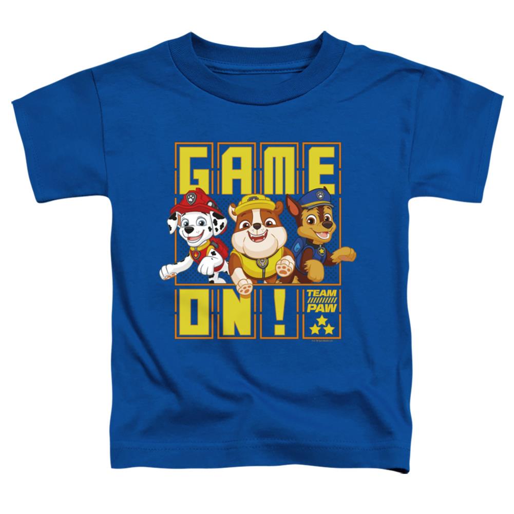 Paw Patrol Game On  Team Paw Toddler 18/1 Cotton Short-Sleeve T-Shirt