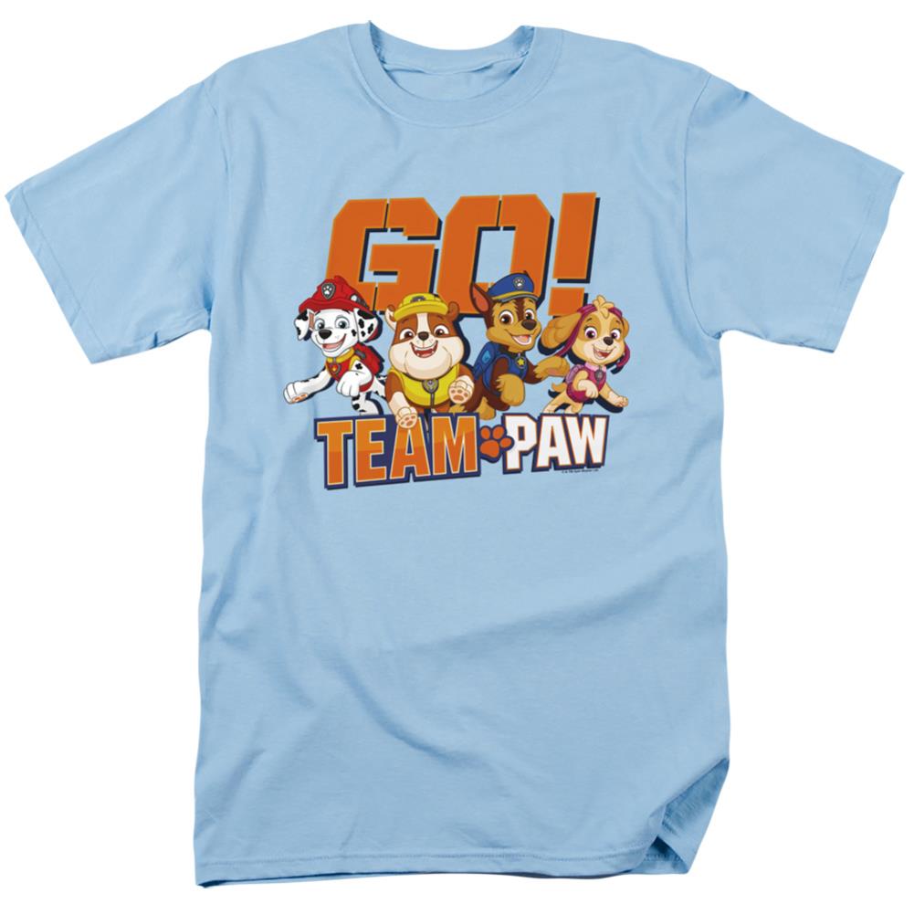 Paw Patrol Go! Team Paw Men's 18/1 Cotton Short-Sleeve T-Shirt