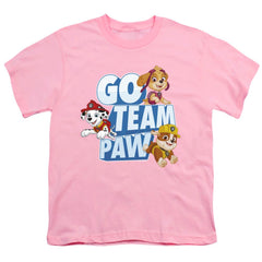 Paw Patrol Go Team Paw Youth 18/1 100% Cotton Short-Sleeve T-Shirt