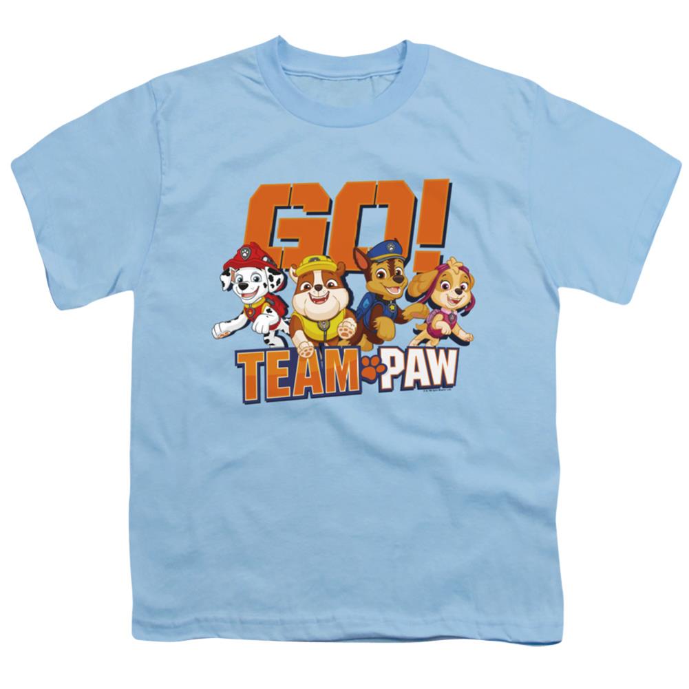 Paw Patrol Go! Team Paw Youth 18/1 100% Cotton Short-Sleeve T-Shirt