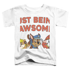 Paw Patrol Just Being Pawsome! Toddler 18/1 Cotton Short-Sleeve T-Shirt