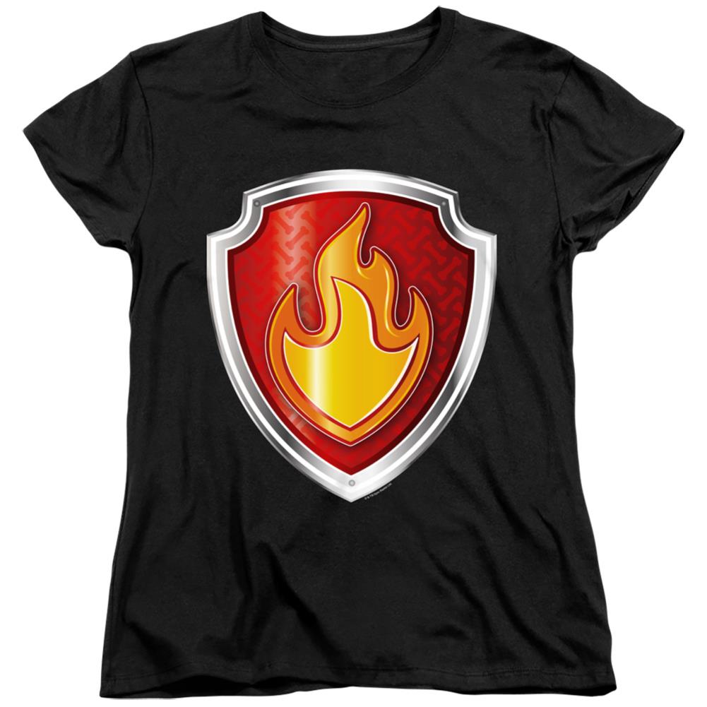 Paw Patrol Marshall Badge Women's 18/1 Cotton Short-Sleeve T-Shirt