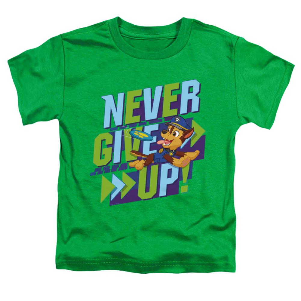 Paw Patrol Never Give Up Toddler 18/1 Cotton Short-Sleeve T-Shirt