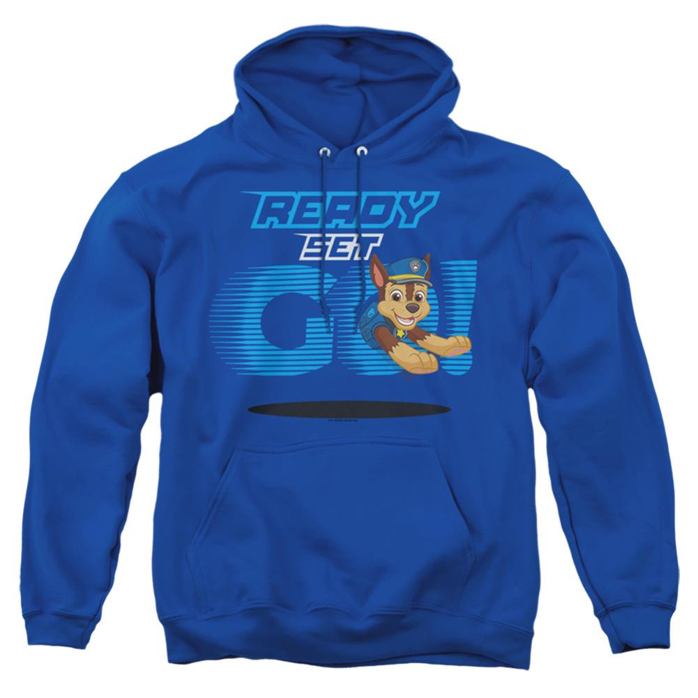 Paw Patrol Ready Set Go! Chase Men's Pull-Over 75 25 Poly Hoodie