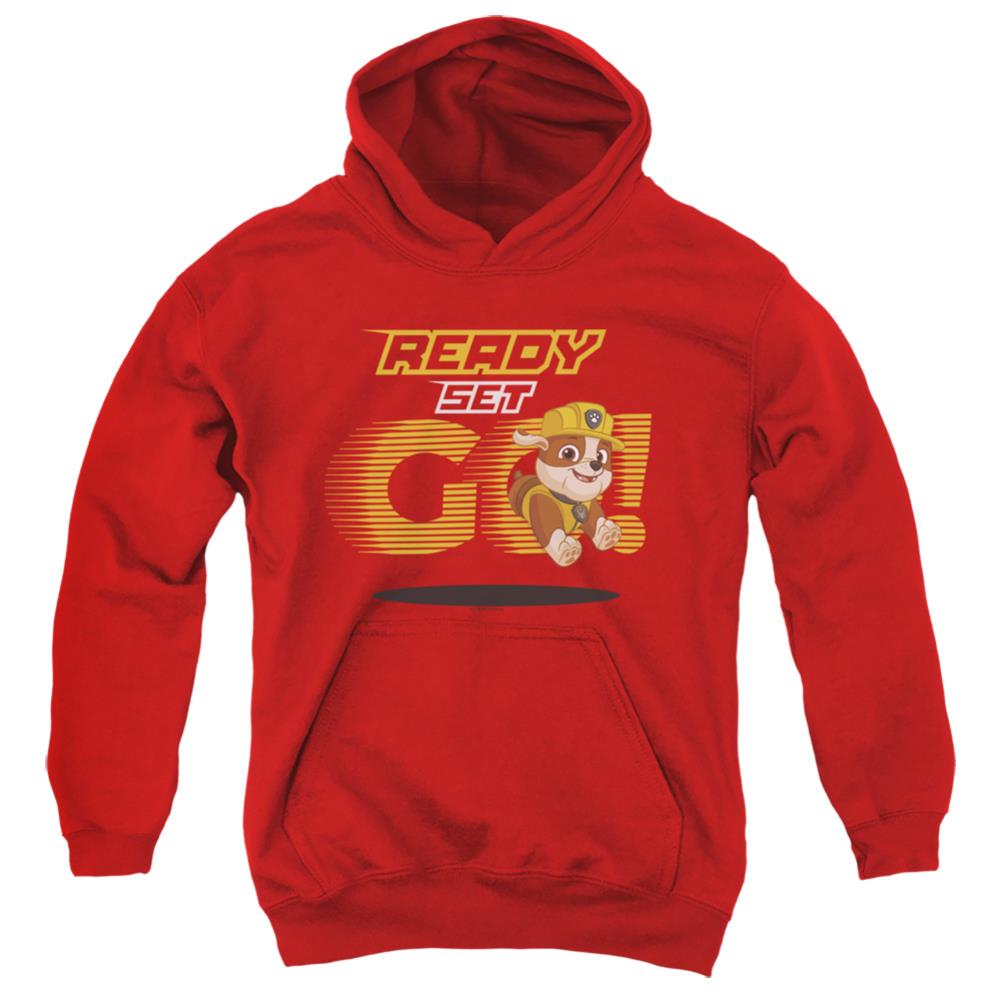 Paw Patrol Ready Set Go! Rubble Youth Cotton Poly Pull-Over Hoodie